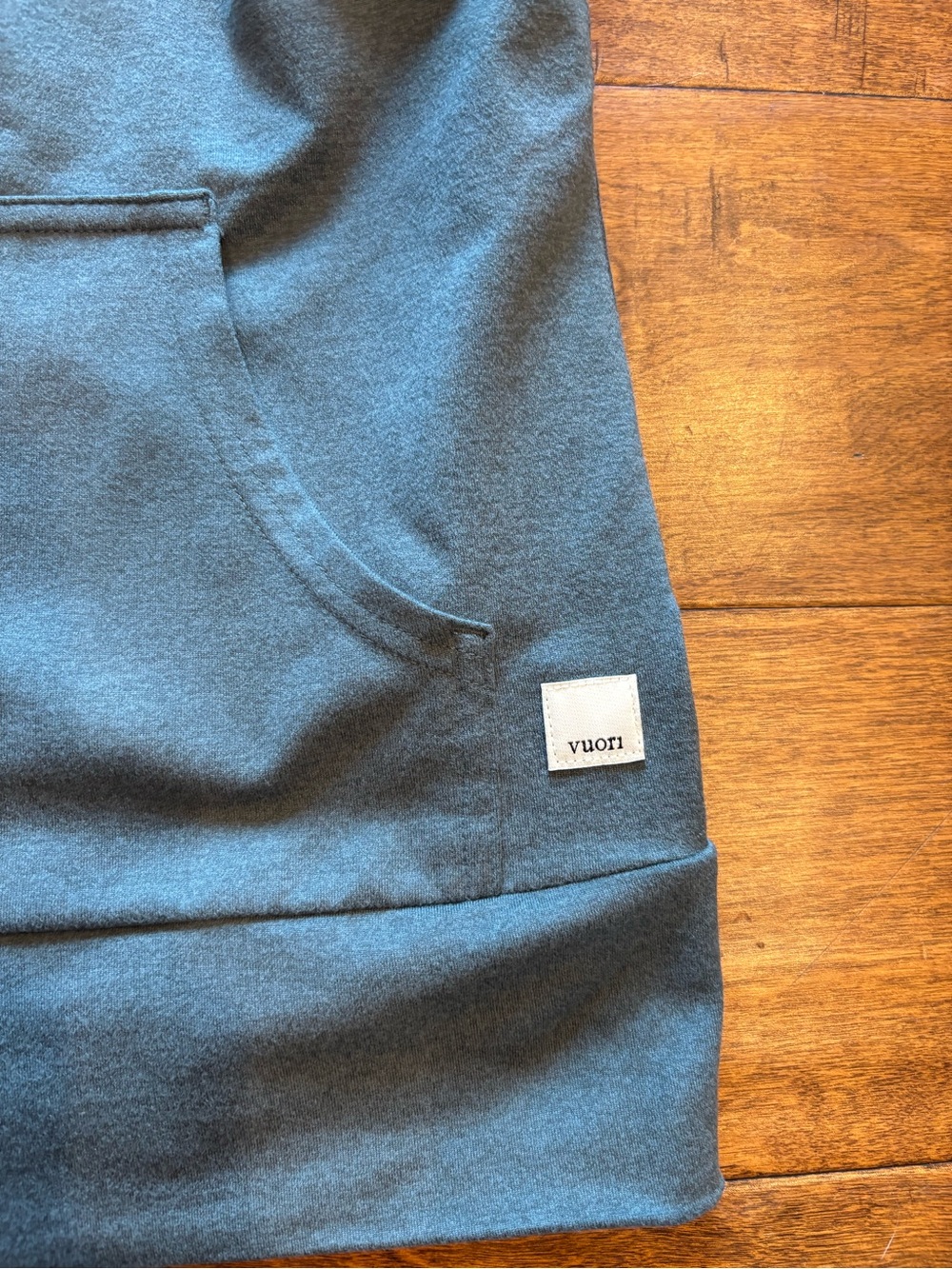 Vuori Teal-Green Halo Performance Hoodie 2.0 - Picture 4 of 6